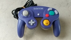 S2475 Nintendo GAME CUBE DOL-003 純正コントローラー GC/ニンテンドー/任天堂/ゲームキューブ 簡易動作確認OK 現状品