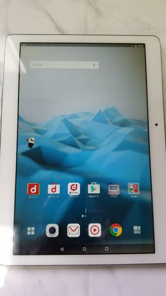 S2279 docomo dtab d-01H HUAWEI Android タブレット ファーウェイ 簡易動作確認&簡易清掃&初期化OK 判定◯送料無料 現状品