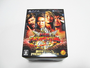 即決 PS4 ファイヤープロレスリング ワールド 新日本プロレス PREMIUM EDITION ※特典は未使用※