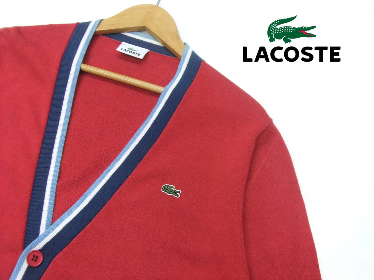 2025年最新】Yahoo!オークション -「カーディガン 赤」(LACOSTE