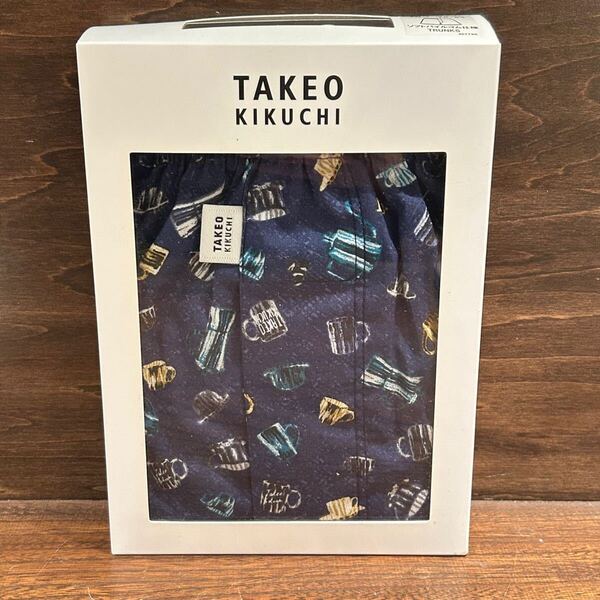 ★送料無料★ タケオキクチ TAKEO KIKUCHI トランクス ソフトパイルゴム仕様 Mサイズ 76〜84 下着 肌着 柄