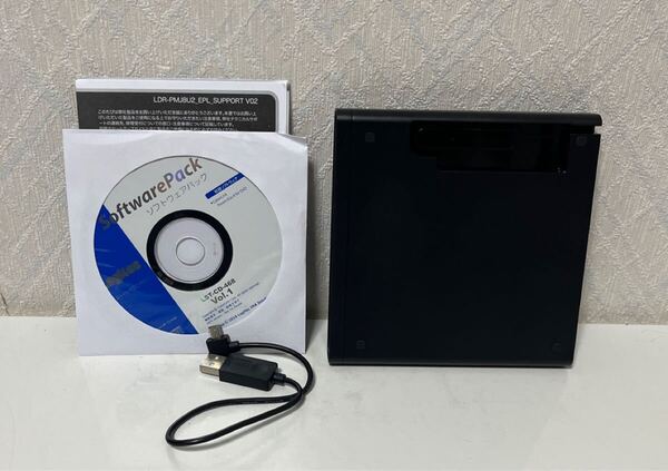 704i2724 Logitec ポータブルDVDドライブ LDR-PMJ8U2LBK USB3