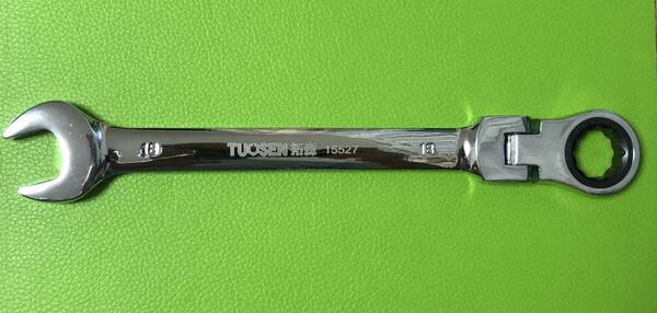 TS-15527首振り☆ラチェットレンチ☆コンビネーションレンチ18mm☆72歯