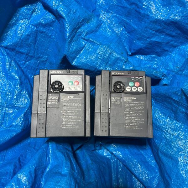 三菱電機 インバーター FR-E720-2.2k 2台セット
