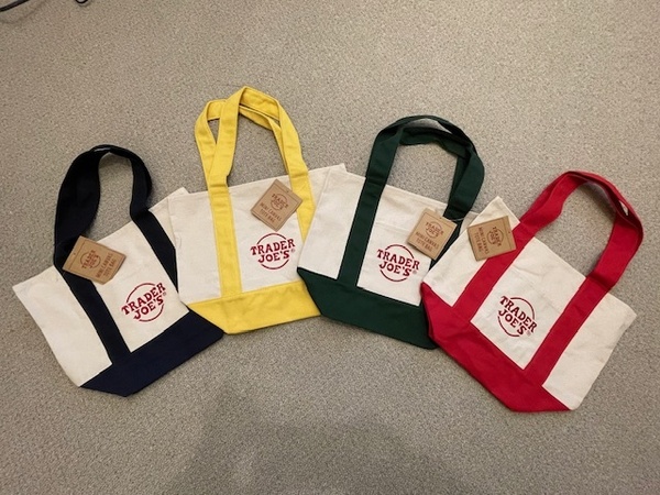 トレーダージョーズ TRADER JOE’S ミニトートバッグ 4個セット