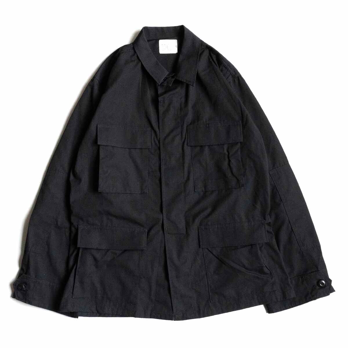美品 90S U.S.ARMY BDU JACKET 357 BLACK ジャケット・アウター