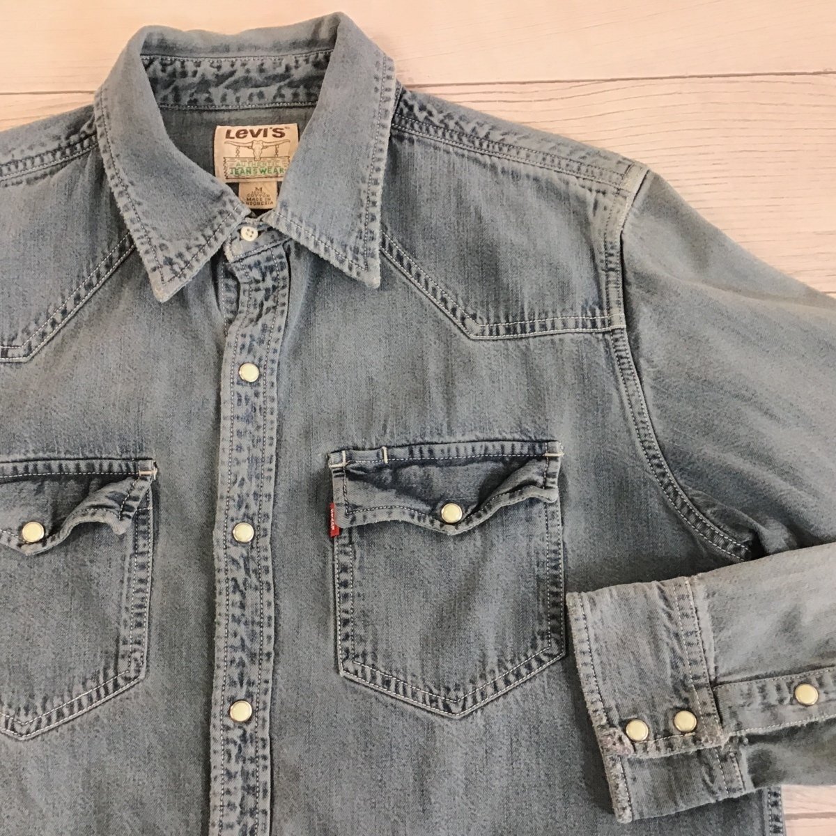 Levi's(リーバイス) / ロングホーン復刻/ウエスタンシャツ/99年