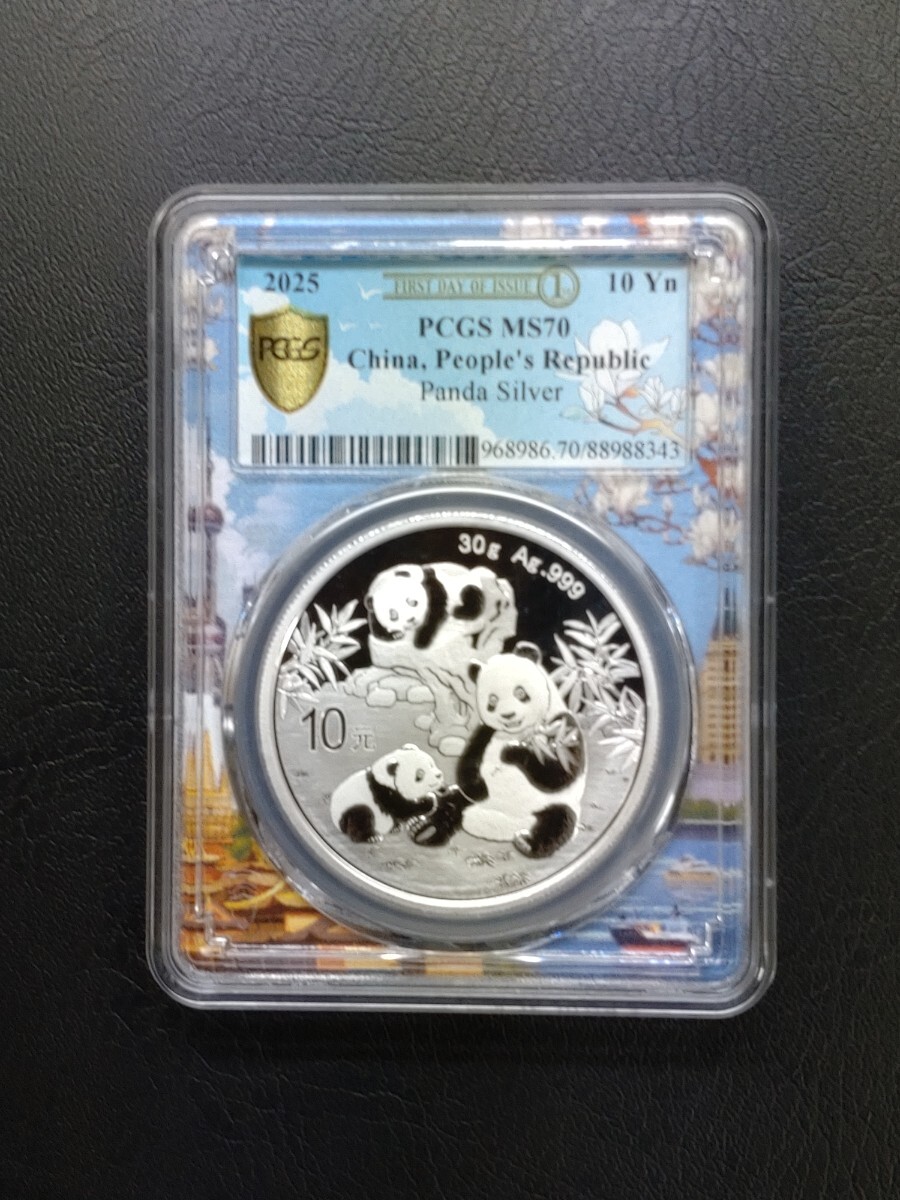2006 中国 パンダ銀貨1オンス クリアケース付き 新品未使用