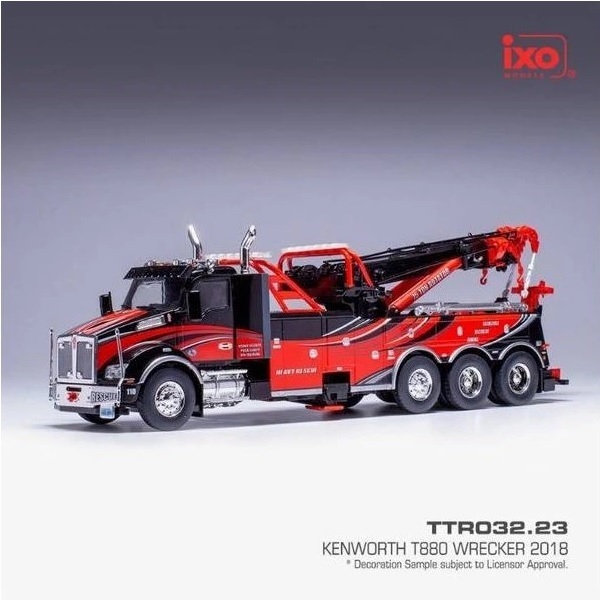 1/43 ケンワース T880 レッカー 2018 レッド&ブラック ixo Kenworth イクソ レッカー車