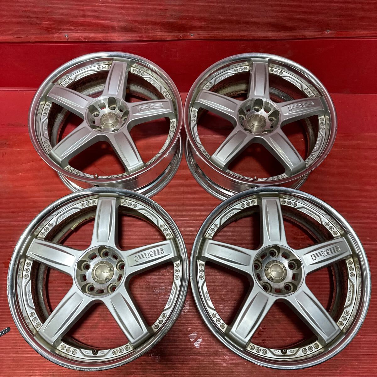 中古19インチアルミホイール インパル アウラ 4本セット