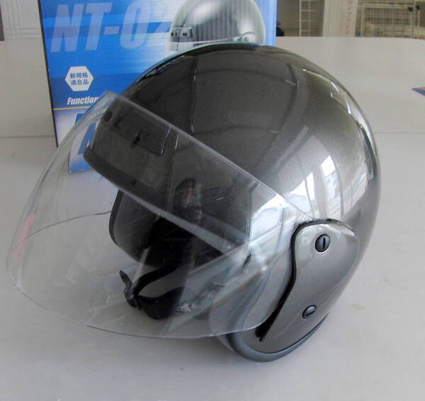 ジェットヘルメット フリーサイズ NT-022 ガンメタリック