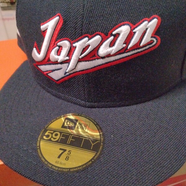 新品未使用 NEW ERA ニューエラ 侍ジャパン WBC 帽子 刺繍ロゴ 日本代表2006年 優勝記念キャップ 7 5/8 60.5cm