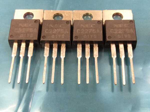 【〒無料】☆こだわりのある方に☆NEC 音響用 トランジスタ 2SA985A-Q/2SC2275A-Q 各4個(合計8個)セット