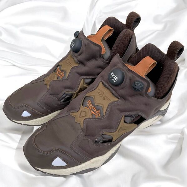 レア 美品 リーボック ポンプフューリー フライトジャケットパック G-1 ブラウン Reebok INSTA PUMP FURY J82180 レザー G1 ミリタリー