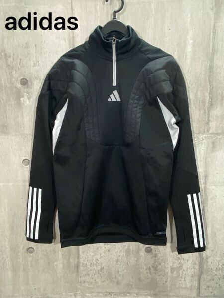 未使用 正規品 Lサイズ メンズ サッカー フットサル トレーニングウェア TIRO23 C WINTERIZED トップ ブラック 定価9350円