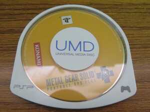 KM7512★PSPソフトのみ メタルギアソリッド ポータブルオプス+ METAL GEAR SOLID PORTABLE OPS PLUS 起動確認済み クリーニング済み