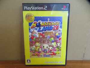 KMG4086★PS2ソフト ボンバーマンランド3 BOMBERMAN LAND3 ベスト版 ケース説明書付き 起動確認済み 研磨・クリーニング済み