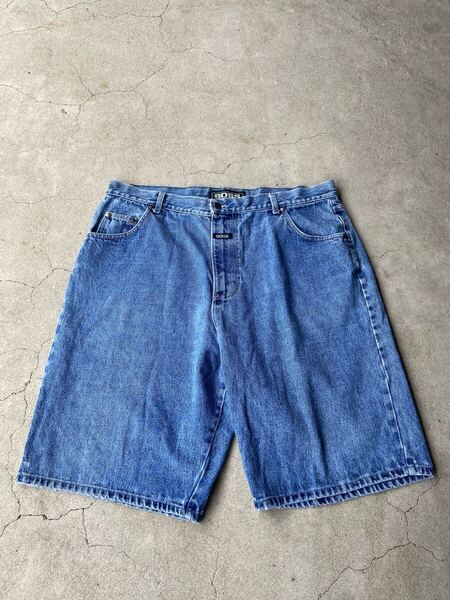Y2K BOSS VINTAGE OVERSIZED WIDE BUGGY DENIM SHORTS