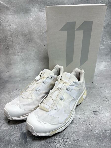 11 By Boris Bidjan Saberi × SALOMON コラボスニーカー 28.5 サロモン イレブンバイ ボリスビジャンサベリ ホワイト