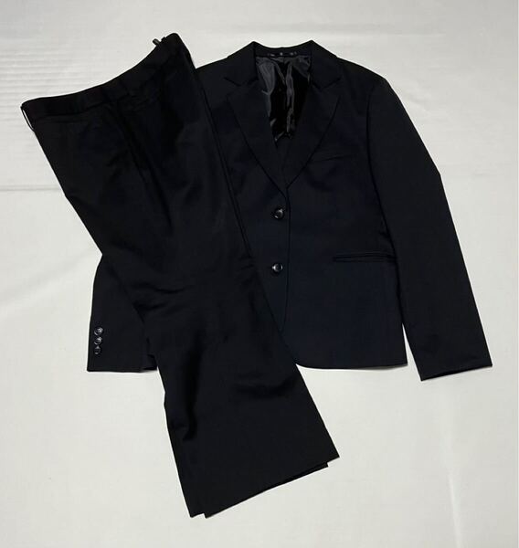 Les muse femme パンツスーツ セットアップ 黒 レディース15号(3L) 上:995600D / 下:981700B