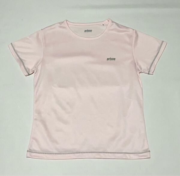 プリンス 半袖Tシャツ ピンク レディースMサイズ PRL-42143 速乾素材