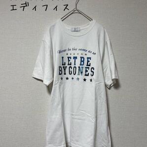 417 EDIFICE エディフィス プリント Tシャツ Lサイズ