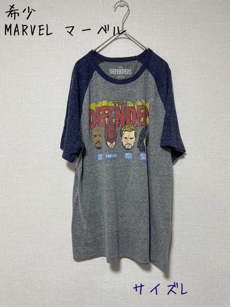 希少 MARVEL マーベル DC アメコミ ディフェンダーズ Tシャツ L