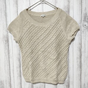 TWO:C サイズ6 リネンコットン ニット