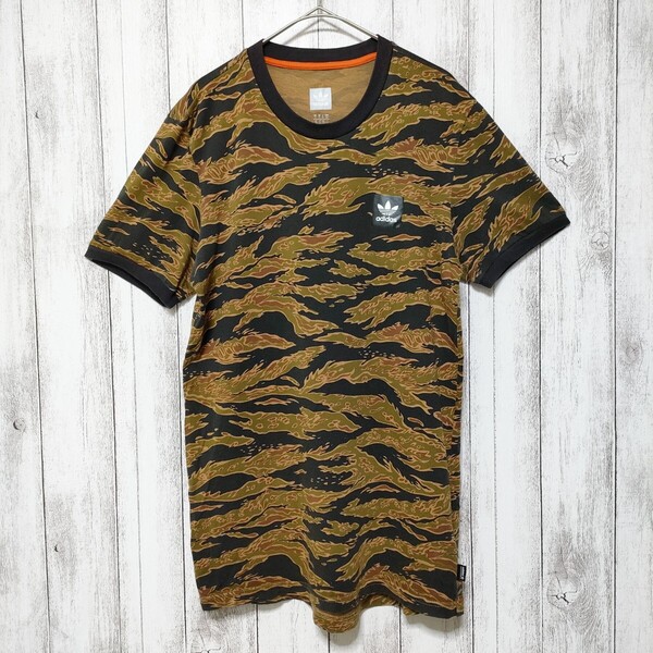 adidas アディダス (M) 迷彩柄 Tシャツ