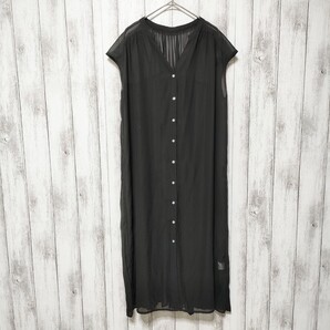 RagOut ログアウト (L) バックプリーツ シアー ワンピース リボン不足