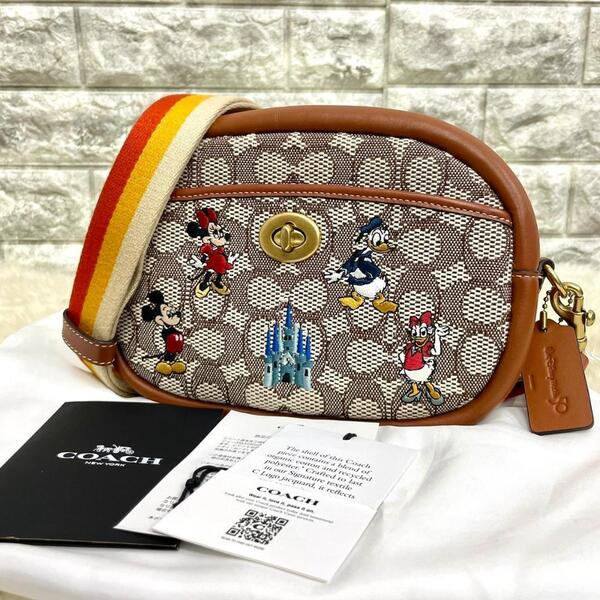 未使用 COACH コーチ ディズニーコラボ ショルダーバック シグネチャー