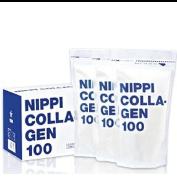 【新品】ニッピコラーゲン100(100g×3袋) 賞味期限2027年3月