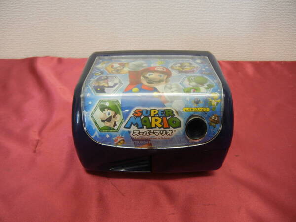 【鉛筆削り】中古 電動式 スーパーマリオ 動作品 三菱鉛筆 キズあり 割れあり 汚れあり 現状渡し 送料込み