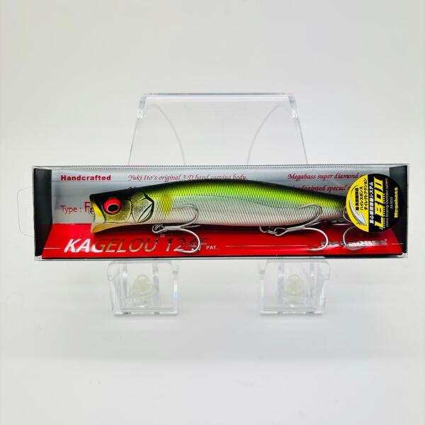 新品 Megabass メガバス KAGELOU KAGELOU 124F カゲロウ カゲロウ 124F OBORO AYU 朧アユ