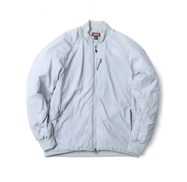 NANGA SOFT DOWN VARSITY BLOUSON ナンガ ソフト ダウン バーシティ ブルゾン グレー サイズXL 新品