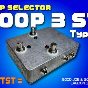 L3TST】LOOP 3 T《 3ループ ライン セレクター 》=TST=【 Loop1 + Loop2 + Loop3/True-Bypass 】 #LINE SELECTOR #SWITCHER #LAGOONSOUND