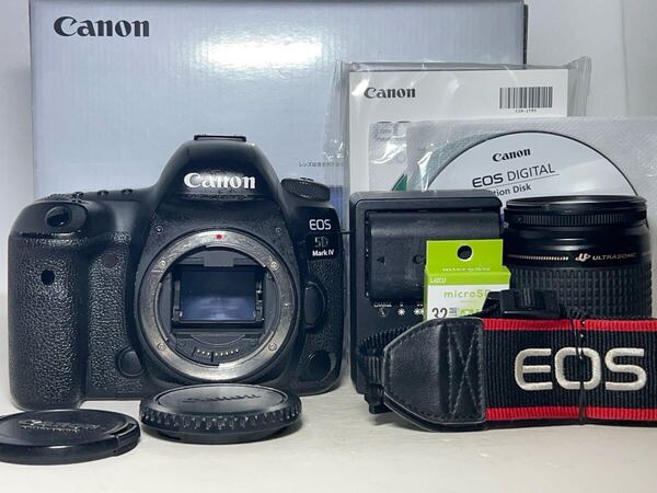 Canon キヤノン EOS 5D Mark IV + EF 28-80mm 1:3.5-5.6 iv レンズ デジタル一眼レフカメラ 32GBメモリ 元箱