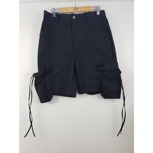 LAid Back レイドバック Draw Strings Cargo Shorts BLACK カーゴ ショーツ ハーフパンツ ブラック Sサイズ ▽1628