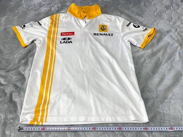 ルノーF1チーム RENAULTF1Team TOTAL TWSTEEL ドライTシャツ 値下げ 送料無料