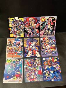 95年 バンダイ ロックマン ジャンボカードダス 9種 未使用品 当時 ROCKMAN