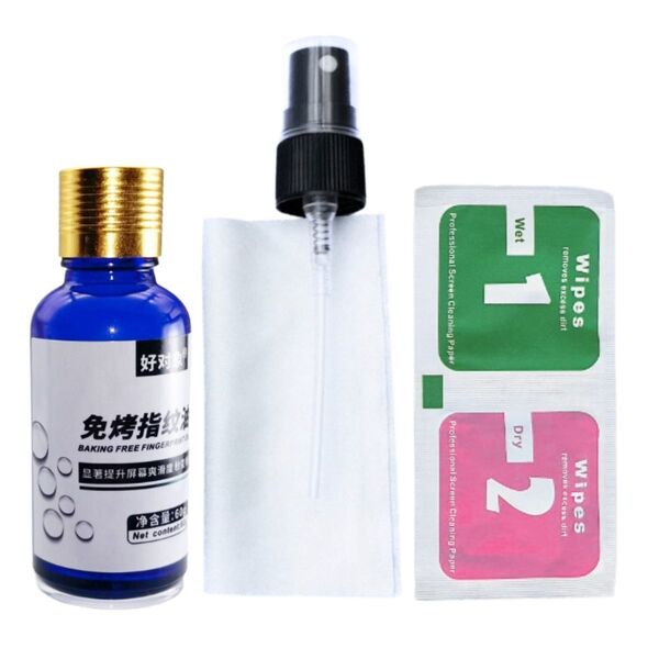大容量スマホコーティング剤60g 硬度強化/撥水/傷防止/撥油/指紋防止 スマホコーティング 液体フィルム ガラス クリーナー