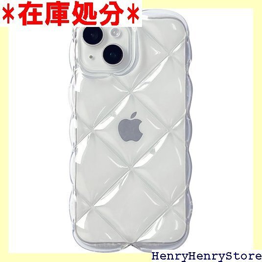 サンクレスト キルティング クリアケース オーロラシー for iPhone15/14/13 i37FIJS13 2113