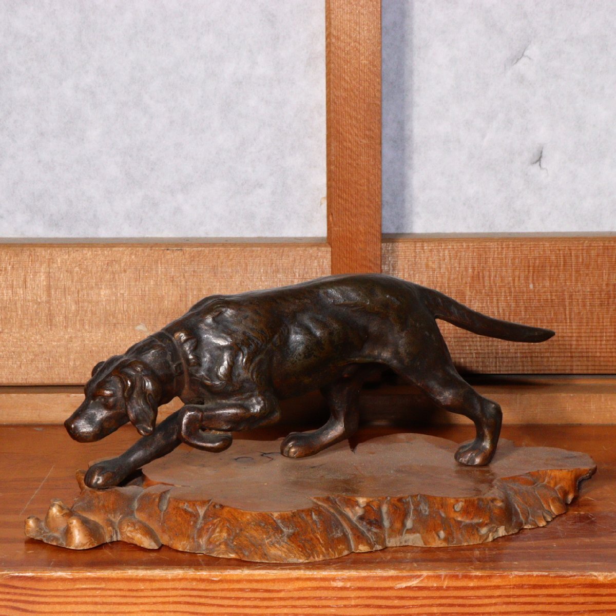 2025年最新】Yahoo!オークション -犬 置物 ブロンズの中古品