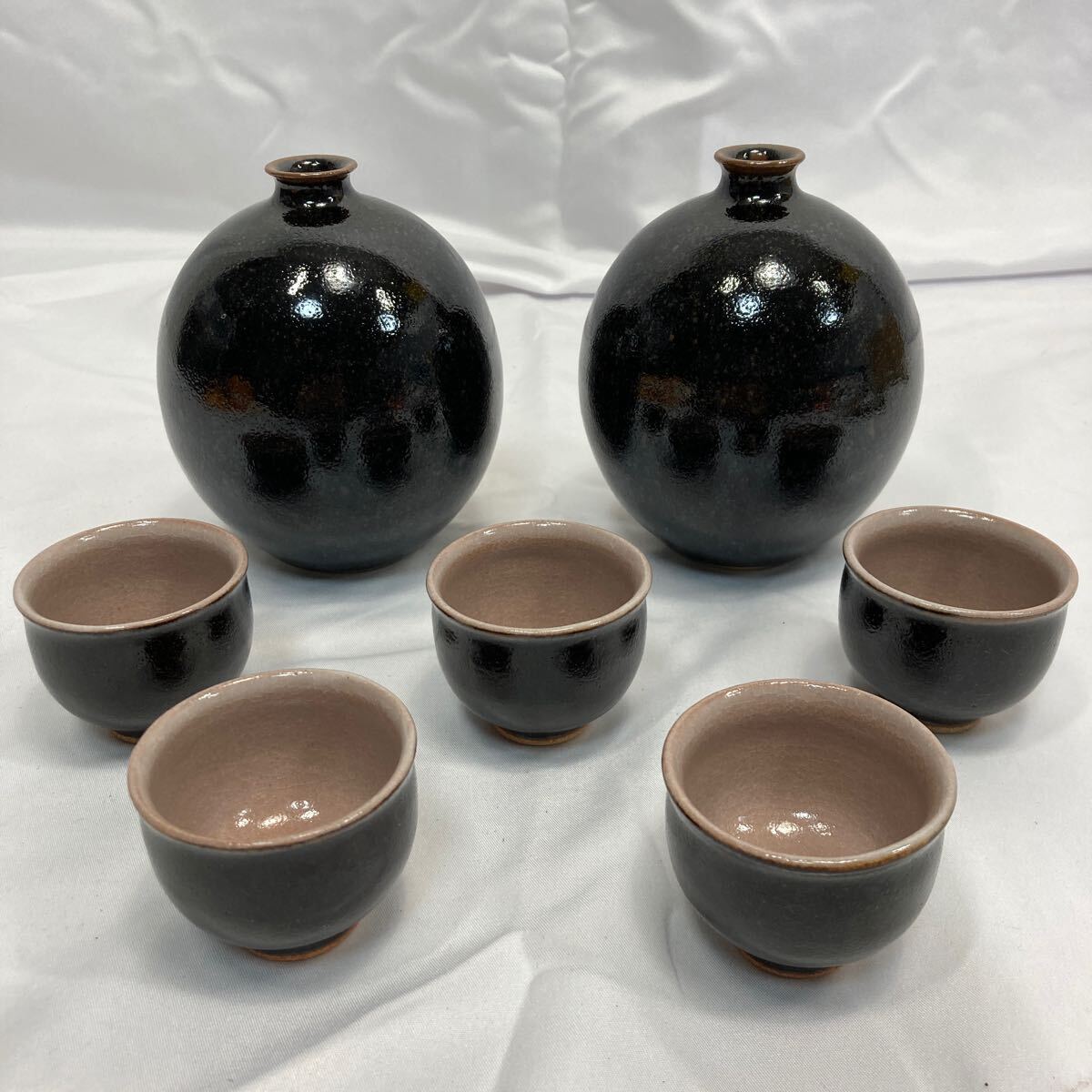 Yahoo!オークション - 【骨董・茶道具】 大甕陶苑 鉄釉抜絵草花