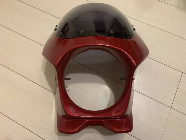 希少美品☆Nプロジェクトビキニカウル☆メタリックレッド/赤☆CB1100RS/EX/1100/ZRX/ダエグ/GSX/XJR/CB/ホーネット☆送料無料