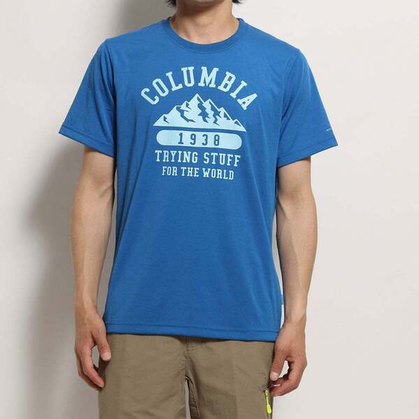 μ美品 columbia コロンビア OMNI-WICK Tatra Mountains PM1713 タトラマウンテン Tシャツ M 吸汗速乾 ポリエステル100%