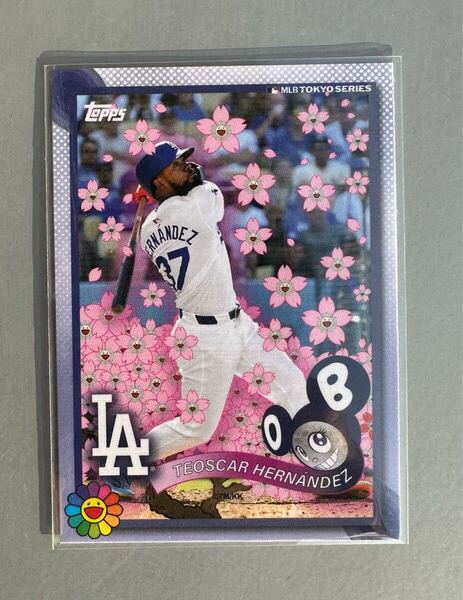 μ TAKASHI MURAKAMI × MLB WORLD TOUR TOKYO SERIES 2025 TOPPS 村上隆 東京シリーズ テオスカーヘルナンデス ドジャース トレカ カード