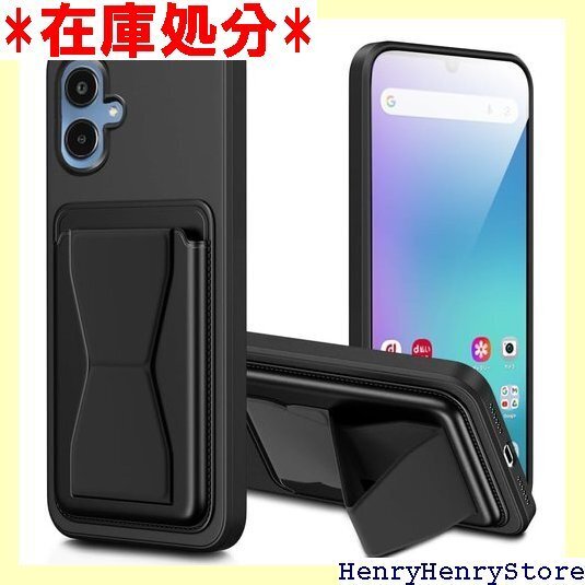 対応 Galaxy A25 5G ケース SC-53F 5 スマホケース バンド付き スタンド機能 滑り止め 黑 2714