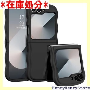 DOMAVER Samsung Galaxy Z Fl クシー ZFlip5スマホカバー 6.7インチ ブラック 2133