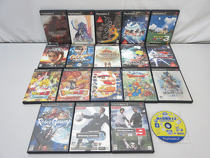 ★sm1959 PS2 ソフト 15枚セット ドラクエ 鬼武者 ドラゴンボール ウイニングイレブン FF他 プレステ2 色々 大量 まとめ売り★
